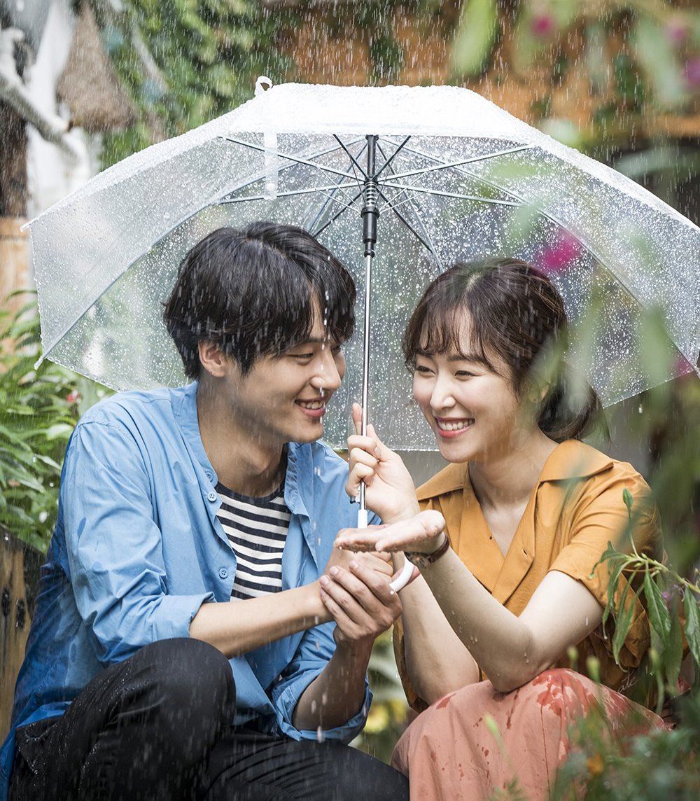 ร่มตอนเดียว 22 นิ้ว สีใส จากเรื่อง TEMPERATURE OF LOVE ซีรีย์ TEMPERATURE OF LOVE'S POSTERS