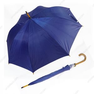 ร่มขายส่งโครงไม้ สีกรมท่า